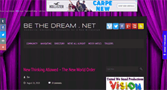 Desktop Screenshot of bethedream.net