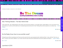 Tablet Screenshot of bethedream.net